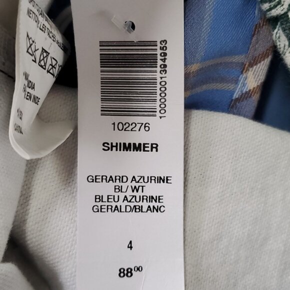 ARITZIA Sunday Best "Gerard" Azurine Blue/White Plaid Dress NWT - Picture 11 of 11